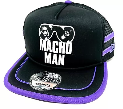 New Era Hat Macho Man WWE The Golfer Foam Trucker SnapBack Hat Cap - NEW • $48.97