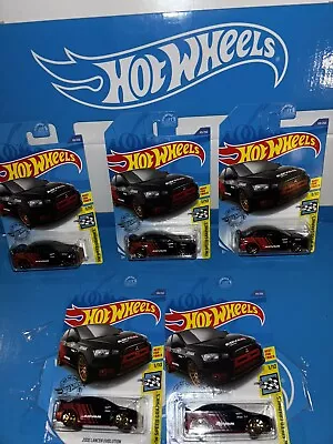 Lot Of (5) 2008 Lancer Evolution Hot Wheelsadvanblack2020 Hw Speed Graphics • $15