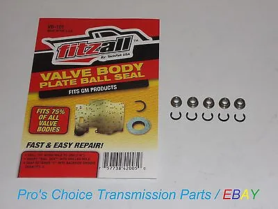 GM TH THM 700R4 700-R4 Valve Body Separator Plate Ball Seat Repair--5-Piece Kit • $16.87