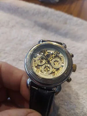 Marcel Drucker Mens Automatic Wristwatch 22-496 Stainless Steel Watch. • $19