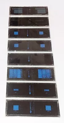 Set Of 8 Titmus 2s Vision Tester Screener Glass Slides - Free Shipping !!!!!!!!! • $95