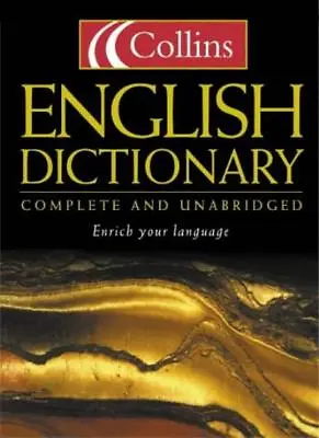 Collins English Dictionary : Complete And Unabridged By Collins • £3.29