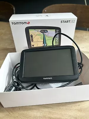 TomTom Car Sat Nav Start 52  Only Used A Couple Of Times. Boxed. • £0.99