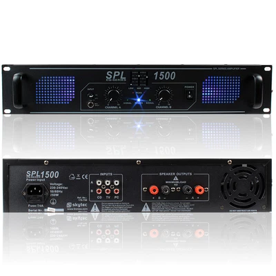 £160 • Buy Skytec 178.798 DJ Power Amplifier 1500W