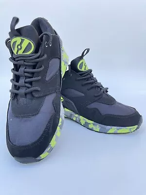 Heelys Force Mens HE100095 Black/Neon/Green Camo Skate Shoes SZ 7 • £20.09