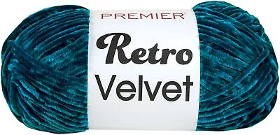 Premier Retro Velvet Yarn-Teal - 3 Pack • $25.74