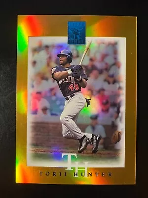 2003 Topps Tribute Contemporary Gold #78 Torii Hunter #'d 7/25 Twins • $75