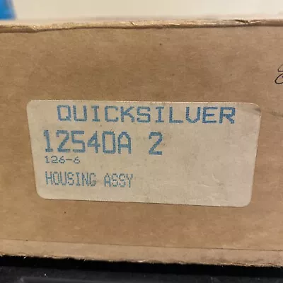 NOS Mercury Quicksilver OEM  12540A2 Quick Disconnect Oil Injection Hose H4 • $64.95