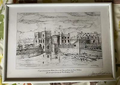 Tower Of London Drawing David Williams After Paul Sandby Framed • £10