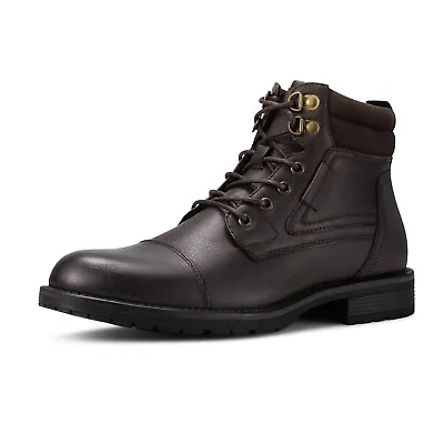 Rollda Men Motorcycle Ankle Boots Non-Slip Cushioned Winter Riding Combat Boots • $43.79