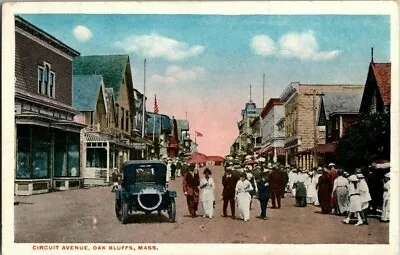 1918. Oak Bluffsmass. Circuit Ave. Postcard Ii9 • $9.95