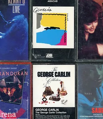 Cassette Tape SALE - Build Your Own Lot! Rock Pop & More! UPDATED 9/10/23! • $10.99