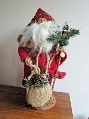 Vintage FATHER CHRISTMAS Figure 18  Tall • £25