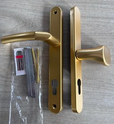 Hoppe Birmingham UPVC Door Handle  73G/3810N/1117-Gold Anodised With Fixings • £18