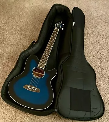 Ibanez 6 String Acoustic-Electric Guitar - Blue Sunburst • $250