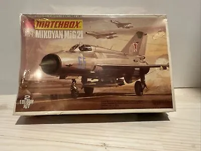 1973 1:72 Matchbox Mikoyan MiG 21 Plastic Aircraft Model Kit PK-19 Brand New • $15.99