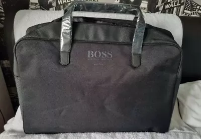 £23.99 • Buy BRAND NEW Men’s Black HUGO BOSS Parfums Duffle/Weekend Travel Bag!