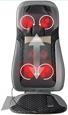 HOMEDICS Back Massager With Heat Shiatsu Elite II Neck And Back Massage Cushion • $110