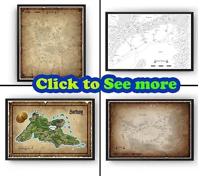 High Quality Poster Of A Warhammer Map: The Old World  Bretonnia Map • £25