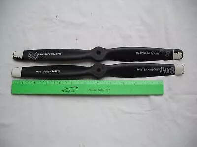 Lot Of 2 Master Airscrew Propeller 14 X 8 Windsor Prop RC R/C Plane Airplane • $19.99