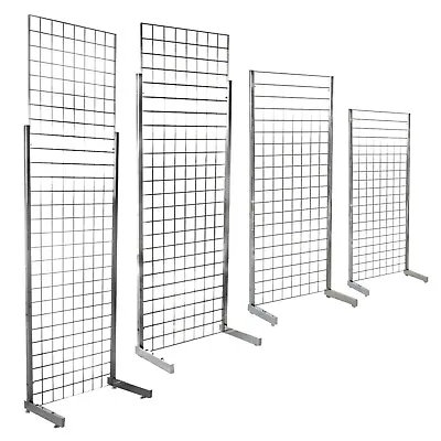 Grid Mesh Panel Display Various Sizes Retail Shopfitting With Pair Of BIG L-Legs • £93.99