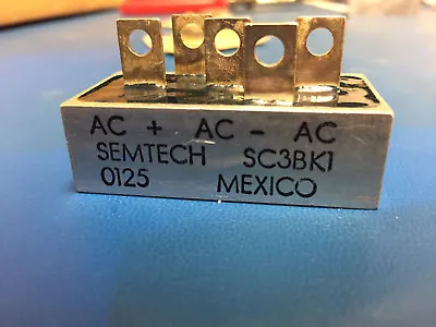 Semtech SC3BK1 FULL WAVE BRIDGE RECTIFIER 3 PHASE 100V 13A  • $14.95