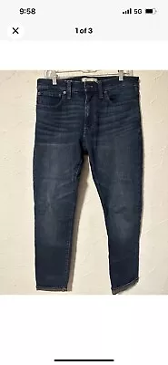 Madewell Lot - 2 Pair Athletic Slim Men’s Medium Blue & Black Wash Jeans 32x32 • $45