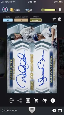 Topps Bunt Derek Jeter Mariano Rivera Stadium Club 23 Co Signers Auto Legendary • $1.99