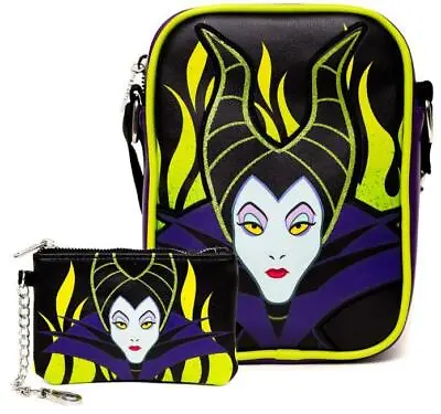 Sleeping Beauty Maleficent Cauldron Crossbody Bag And Wallet Set • $45