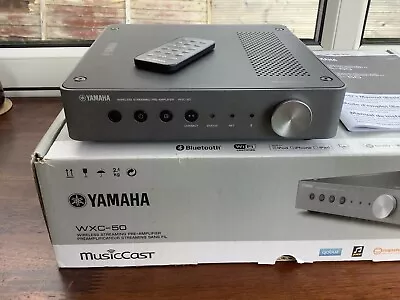 Yamaha WXC-50 Wireless Streaming Pre-Amplifier - MusicCast AirPlay Bluetooth • £150