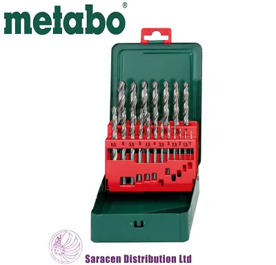 Metabo Hss-g 19 Piece Drill Bit Set In Metal Case - 627153000 • £16