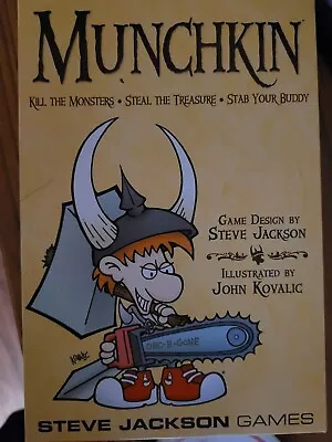 Munchkin Card Game Steve Jackson Games 1st Edition 2021 - Complete New Unused • £9.99