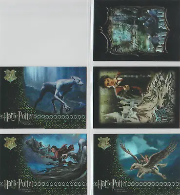 Harry Potter Prisoner Of Azkaban Foil Insert Lot Of 5 Cards M01 M02 M03 M07 M08 • $7.34