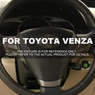 15  Steering Wheel Cover Genuine Leather For Toyota Venza 2009-2016 • $18.12