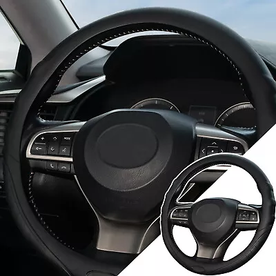 Silicone Auto Car Steering Wheel Glove Cover Massage Anti-Slip Leather Universal • $12.67