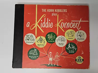 The Korn Kobblers 78 RPM Record Set Kiddie Korncert M-G-M Records READ • $12.99