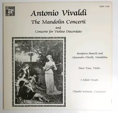 Antonio Vivaldi  Mandolin Concerti  LP  Musical Heritage Society MHS 1100 • $4