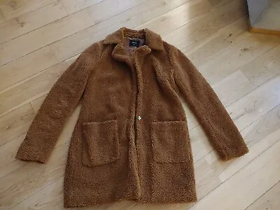 Matalan Papaya Teddy Bear Brown Coat Size UK 8 • £8.99
