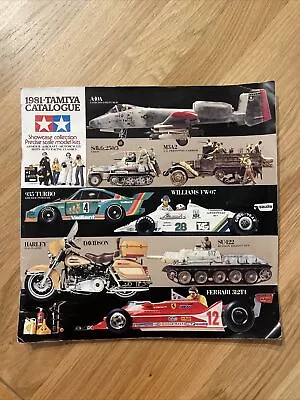 Tamiya Plastic Model Co. Yearly Catalogue ~ 1981 ~ Used But Good Condition • £17.50