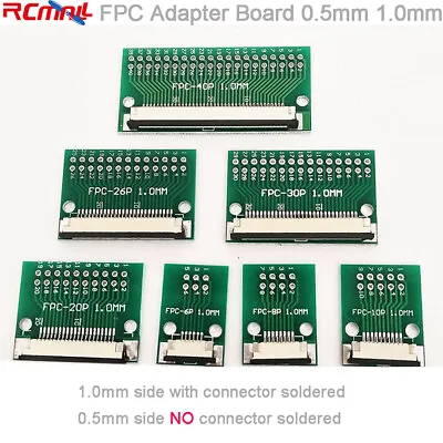 6pin To 40pin 0.5mm 1.0mm To DIP 2.54mm FPC FFC Flat Cable Adapter Board 10pcs  • $9.49