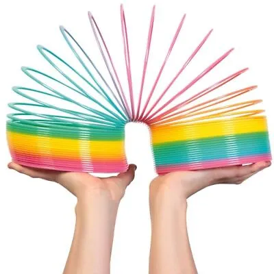 Giant Magic Rainbow Slinky Springy -  22010 Indoor/outdoor Colourful Childrens • £16.49