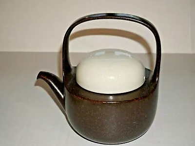 Rosenthal Studio Linie Mid Century Modern Design Tea Pot Brown With White Cover • $74.99