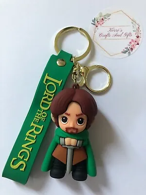 Lord Of The Rings Themed Aragorn Keyring Keyclip Other Characters Available • £5.50