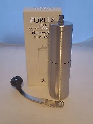 Porlex Tall II Manual Coffee Grinder  Stainless Steel Body Ceramic Conical Burr • £99.99