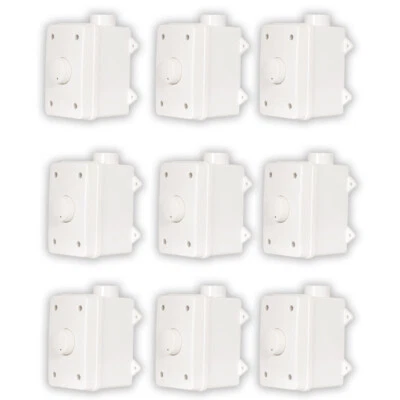 $291.88 • Buy Acoustic Audio AAOVCD-W Outdoor Volume Controls White Weatherproof 9 Piece Set