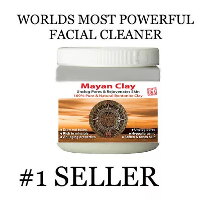 MAYAN'S INDIAN HEALING CLAY Deep Pore Cleansing Beauty Facial Mask-1pound • $14.99