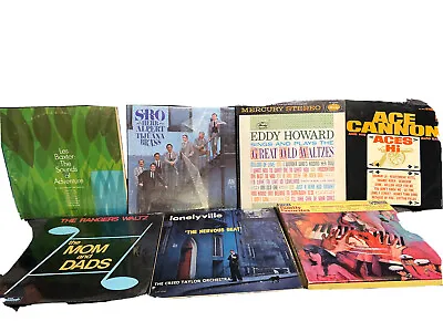 $75 • Buy Lot 7x LPs-LES BAXTER Sounds Adventure-waltz-eddy Howard-ace Cannon-herb Alpert
