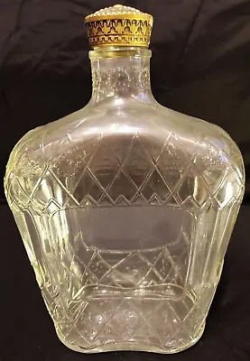 Vintage Seagram's Crown Royal Bottle - No Label • $5