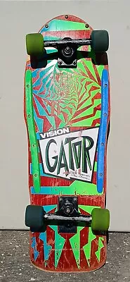 VERY RARE! Vintage 80's VISION GATOR Mark Rogowski Pro Model Skateboard Spiral • $899