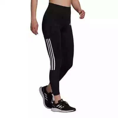 Adidas Women's Leggings 3-Stripe High-Rise Tight With Mesh G52 • $24.95